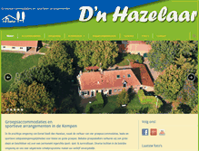 Tablet Screenshot of denhazelaar.nl